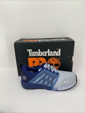Timberland PRO Radius composite safety toe sneaker shoe blue work ombre new 8